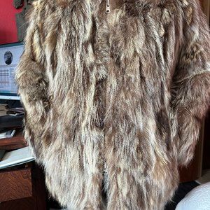 Custom Tailored Vintage Raccoon Fur Coat